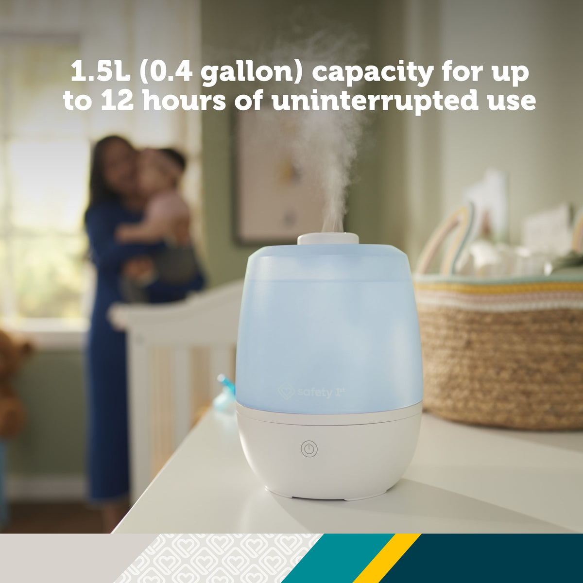 Everyday Compact Cool Mist Humidifier, Air Humidifier, Blue
