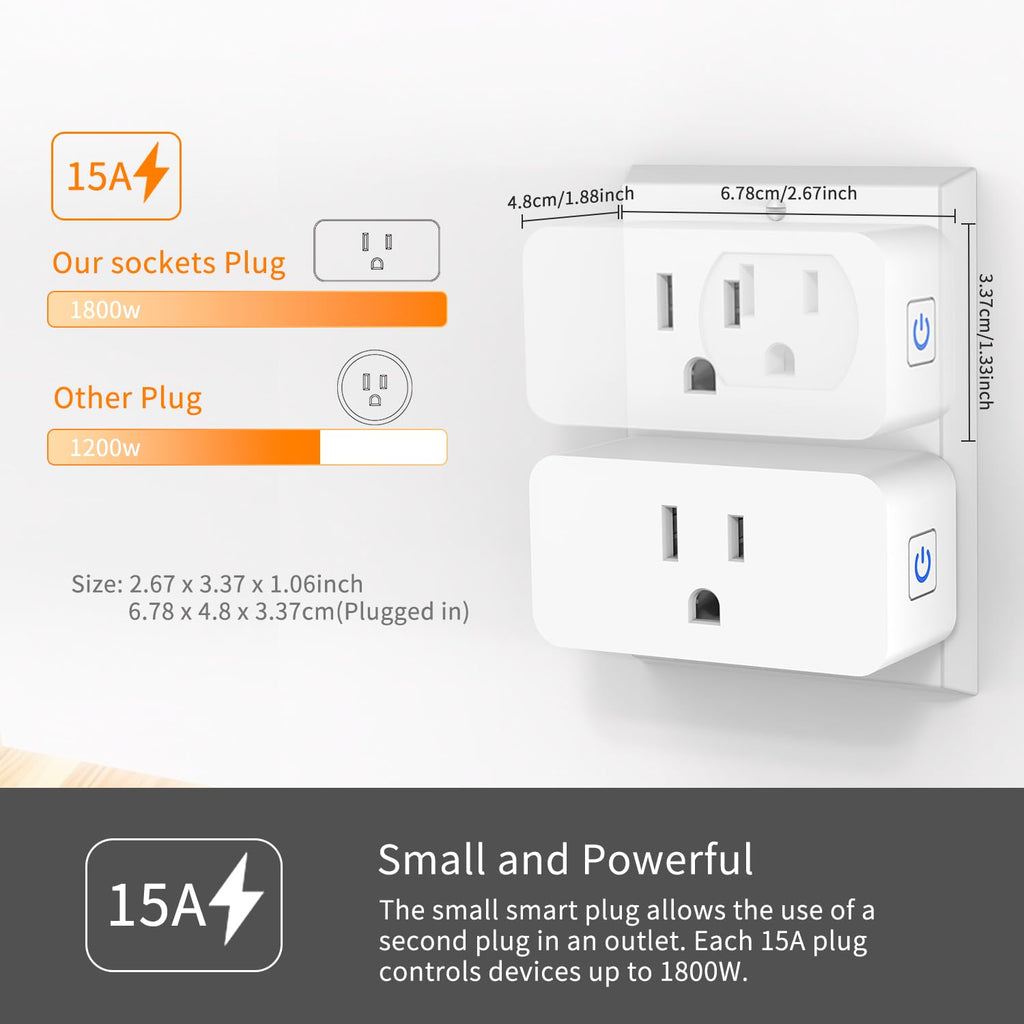 Plug,Support Smartthings, ETL & FCC Certified, 1Pack