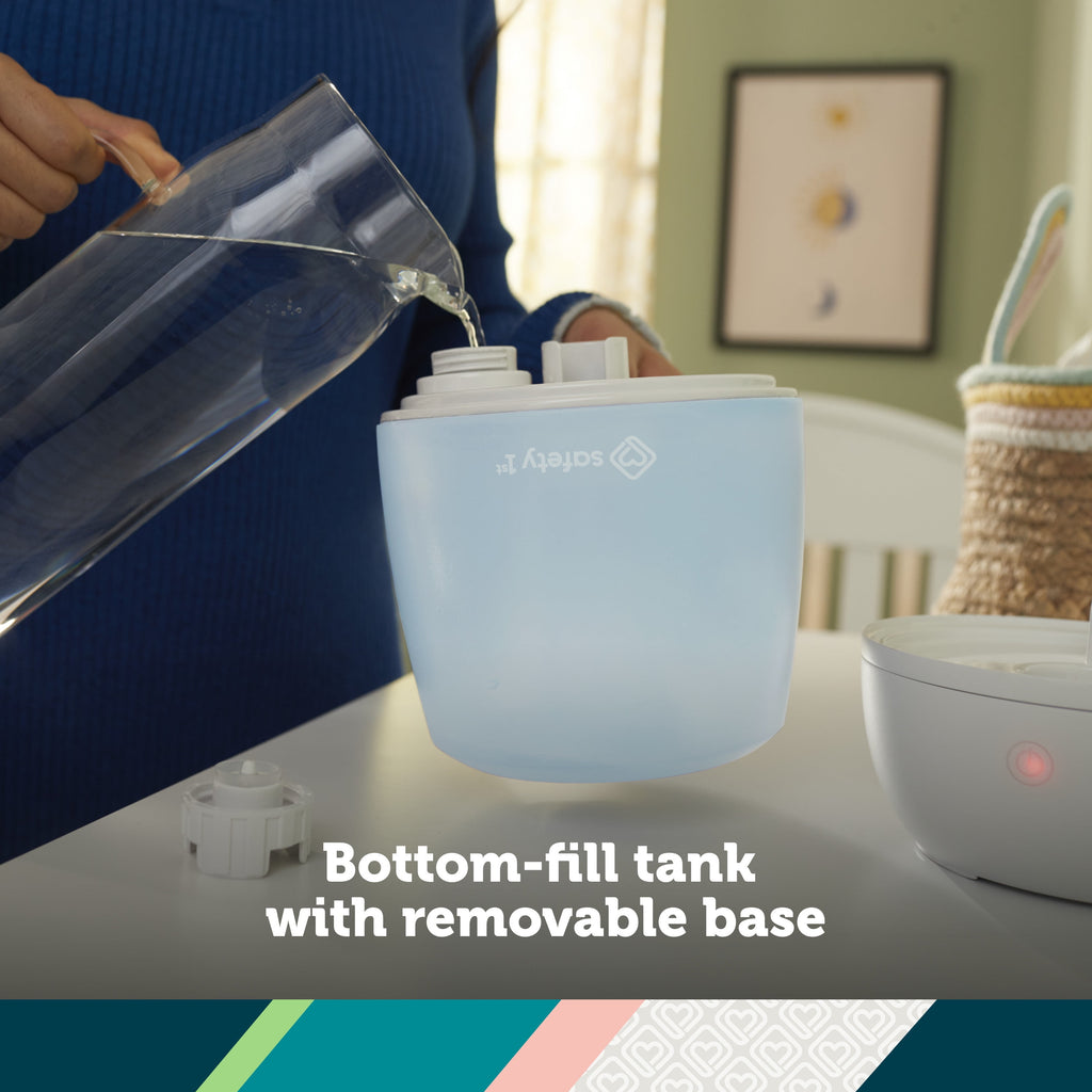 Everyday Compact Cool Mist Humidifier, Air Humidifier, Blue