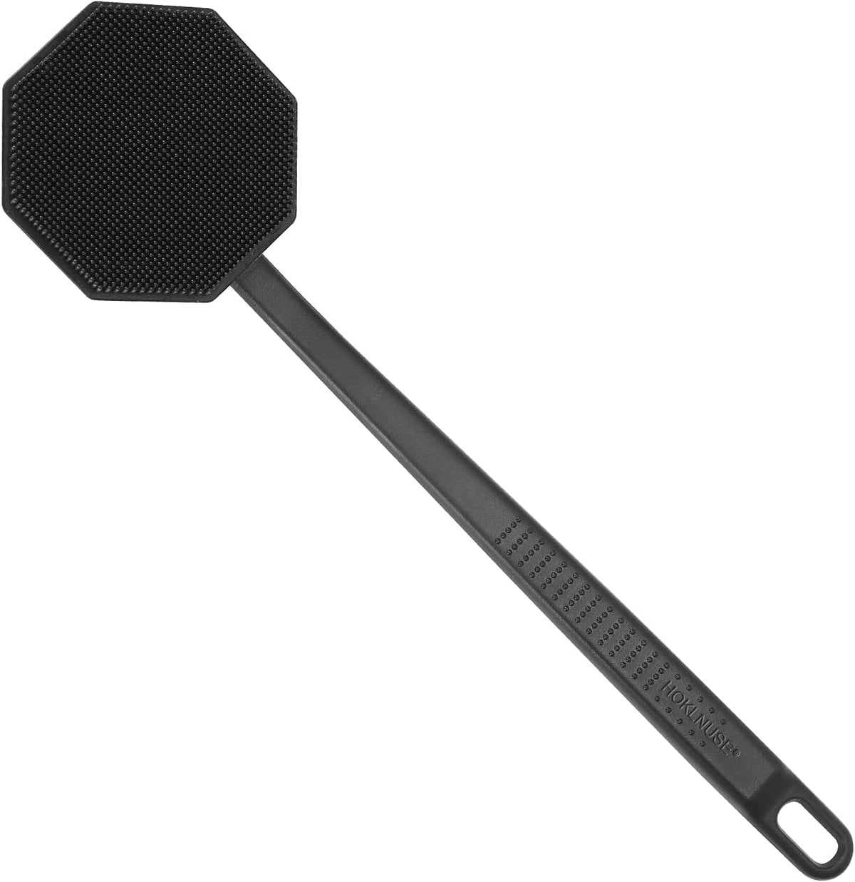 Silicone Back Scrubber with Anti-Slip Long Handle Mild Exfoliating Body Shower Brush Soap Applicator Durable Back Scratcher Bath Shower Accessories for Men Women