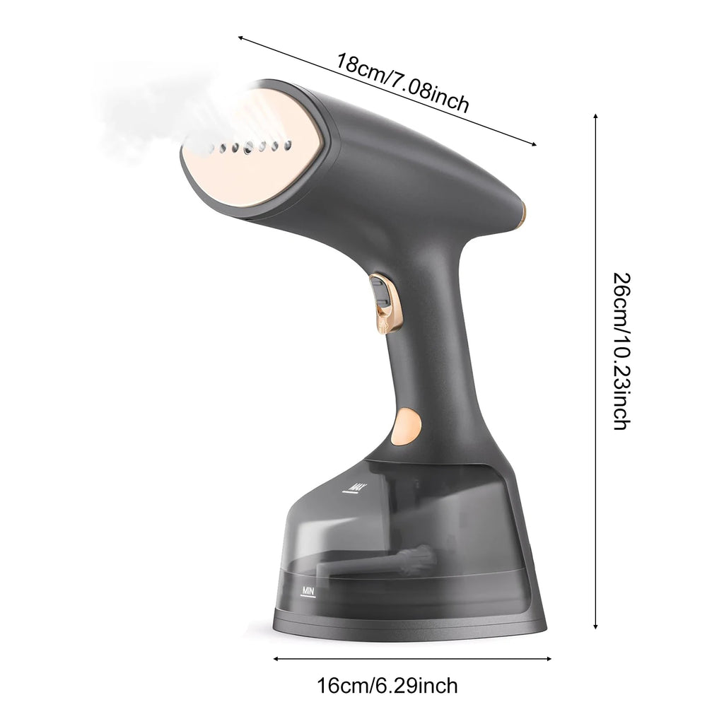 Handheld Garment Steam Iron 1800W 2-Level Adjustment Rapid Heating Steam Iron Portable Suitable for Home and Travel Use