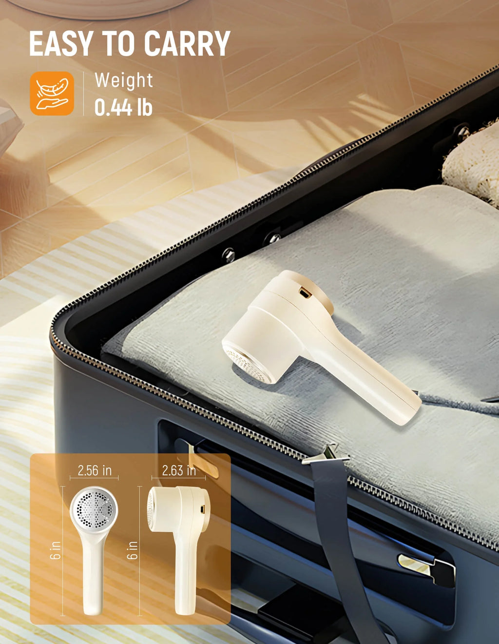 Sentryse Fabric Shaver, Lint Remover Rechargeable, Electric Portable Sweater Defuzzer for Clothes