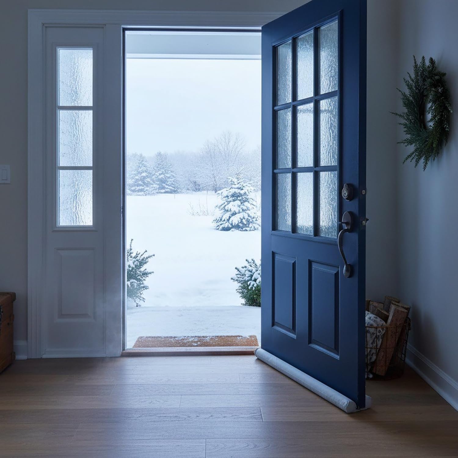 Door Draft Stopper Bottom Seal Strip | Energy-Saving Weather Stripping for Doors. Adjustable Door Sweeps & Draft Blockers. Noise-Blocking Door Seal Insulation.