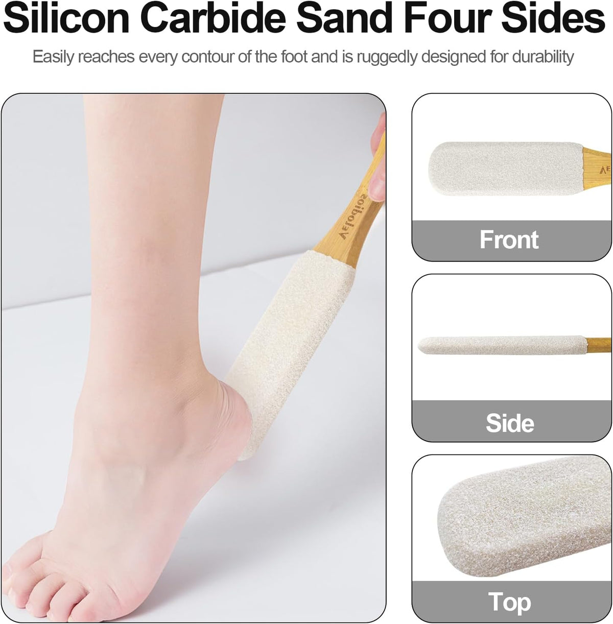 Pumice Stone for Feet Callus Remover | 2 Pack Professional Foot Scrubber Remove Cracked Heels,Dead Skin,Corn,Scraper File Foot Care Foot Rasp for Men/Women