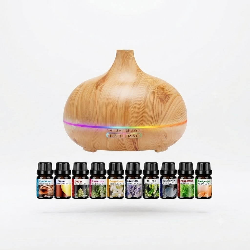 Essential Oil Diffuser & Cool Mist Humidifier