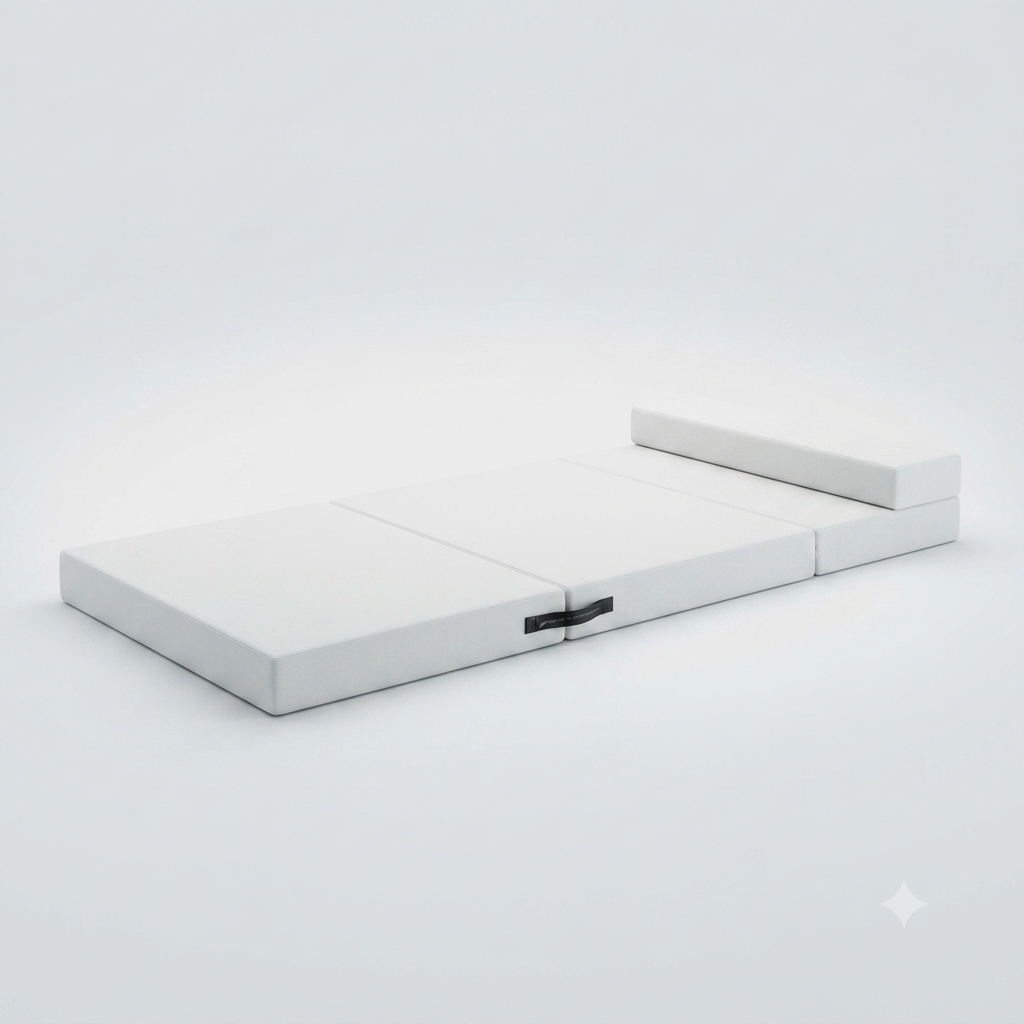 Tri-Fold Memory Foam Topper