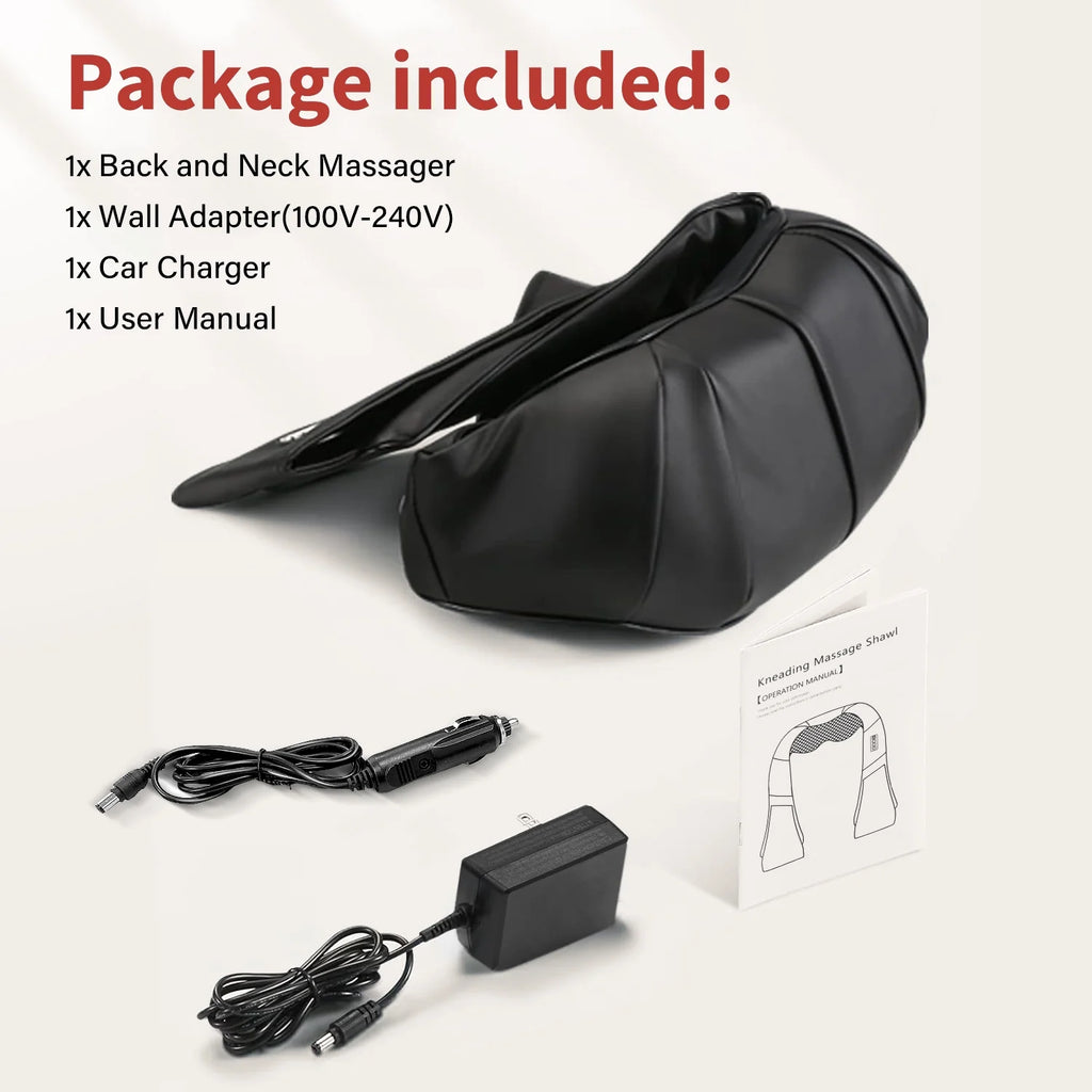 Shiatsu Neck Massager with Heat, Kneading Massage for Neck, Back & Shoulder Muscle Relief, Gift for Women Men Mom Dad, Father'S Day Mother'S Day Christmas