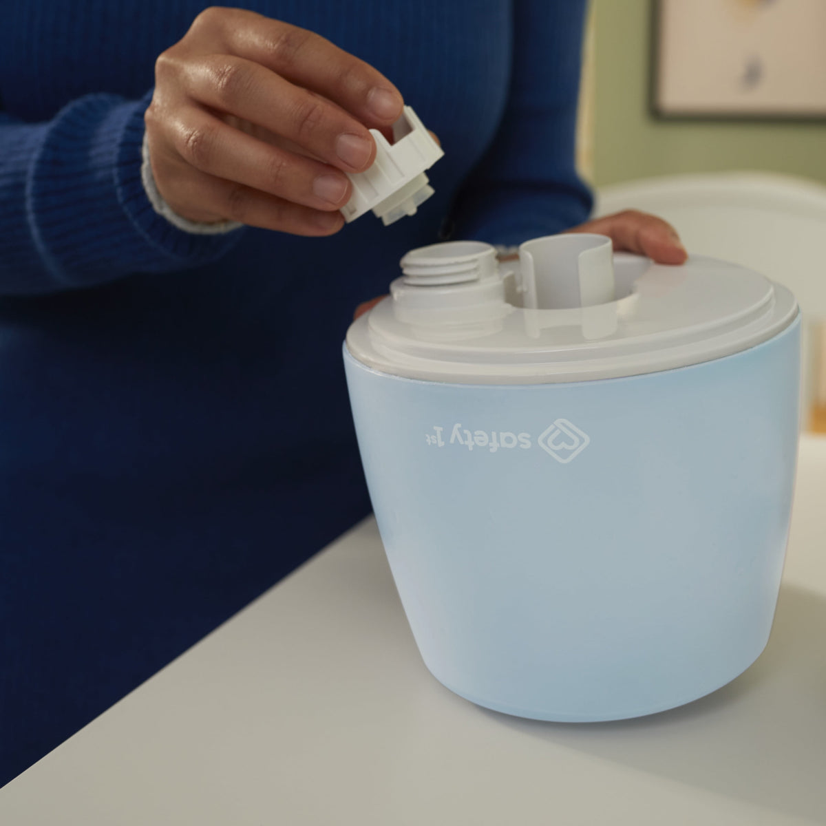 Everyday Compact Cool Mist Humidifier, Air Humidifier, Blue