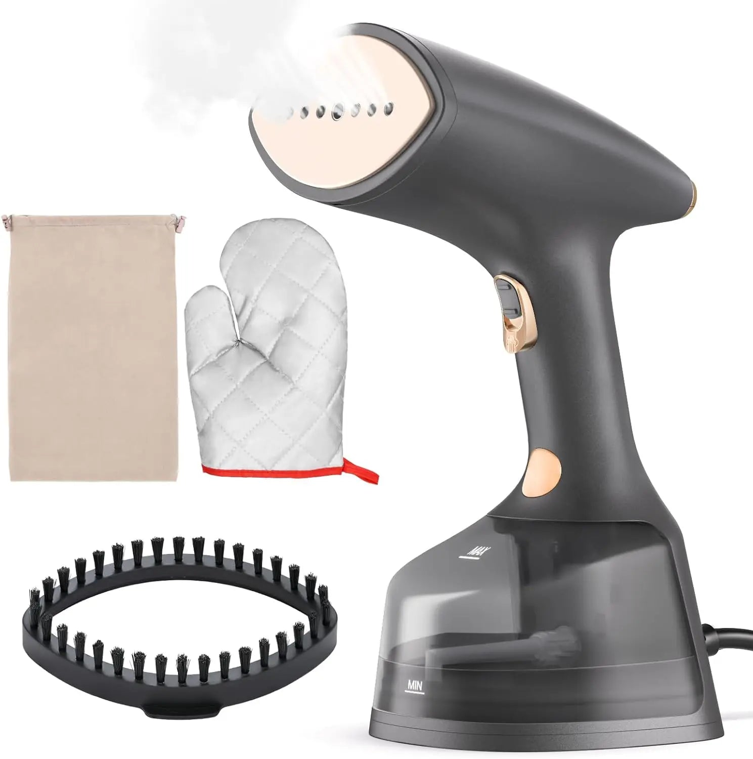 Handheld Garment Steam Iron 1800W 2-Level Adjustment Rapid Heating Steam Iron Portable Suitable for Home and Travel Use