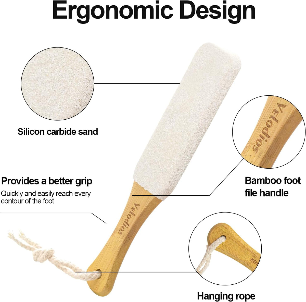 Pumice Stone for Feet Callus Remover | 2 Pack Professional Foot Scrubber Remove Cracked Heels,Dead Skin,Corn,Scraper File Foot Care Foot Rasp for Men/Women