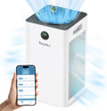 Air Purifiers for Home Large Room up to 1500 Sq Ft, Smart Control Air Purifier, True HEPA Filter Air Cleaner Removes 99.97% of Particles, Dust, Allergies Pets Odor, 22Db Quiet Sleep Mode